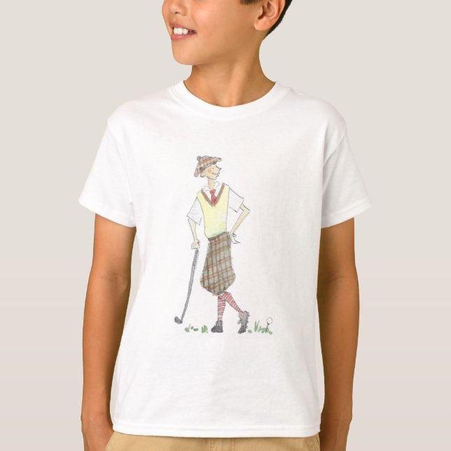 Vintage Golfer Shirt (Vorderseite)