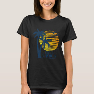 Vintage Golfküste Alabama Souvenir Beach Sunset T-Shirt