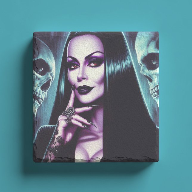 Vintage-Goth-Frau Steinuntersetzer (Von Creator hochgeladen)