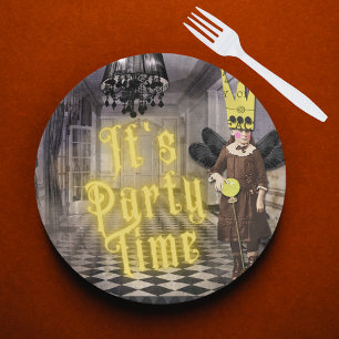 Vintage Goth Halloween Costume Party   Pappteller