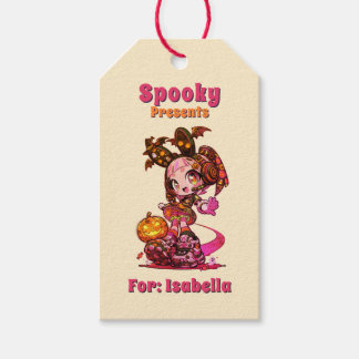 Vintage Goth Kawaii Spooky Anime Girl Halloween Geschenkanhänger