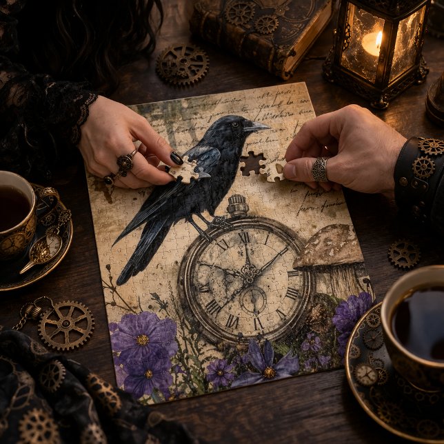 Vintage Gothic Raven Puzzle (Von Creator hochgeladen)