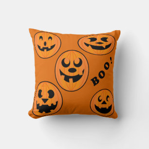Vintage-Gotische Halloween-Kürbisse Kissen