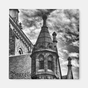 Vintage gotische Kirche Magnet