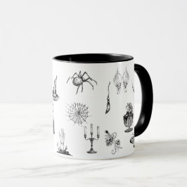 Vintage-Gotischer-Okkult-Becher Tasse
