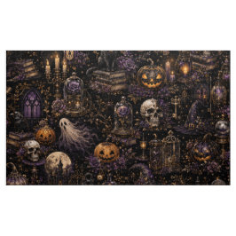 Vintage-gotisches Halloween-Spooky-Nahtloses Muste Stoff