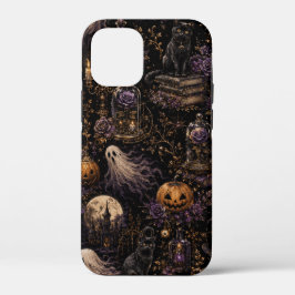 Vintage-Gotisches-Halloween-Spooky-Night-Muster Case-Mate iPhone Hülle