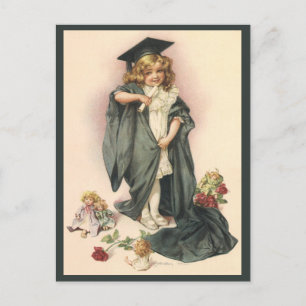 Vintage Graduation, Congratulations Graduates! Postkarte