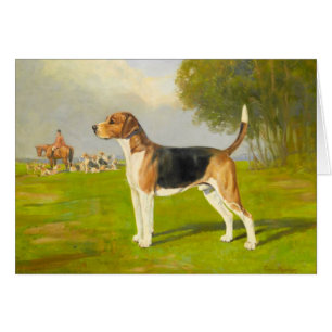 Vintage Grafik - Geländeläufer-Hund,