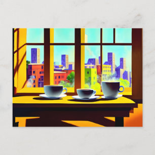 Vintage Grafik Postkarte