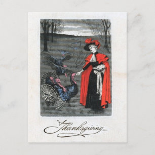 Vintage Grafik Postkarte