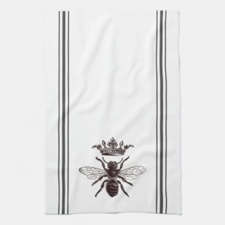 Vintage Grafik Queen Bee Geschirrtuch