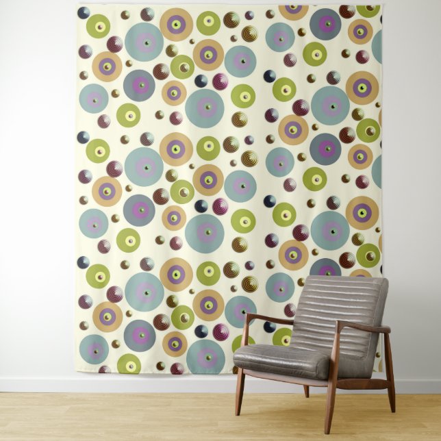 Vintage-Grafik Wandteppich (Beispiel)