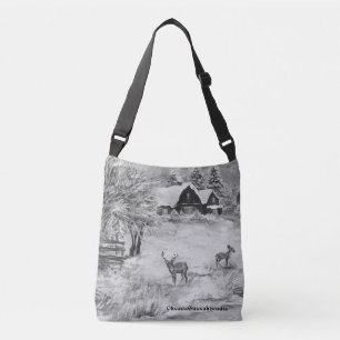 Vintage Grafiktasche Tragetaschen Mit Langen Trägern