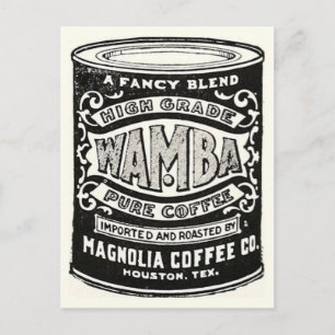 Vintage grafische Postkarte