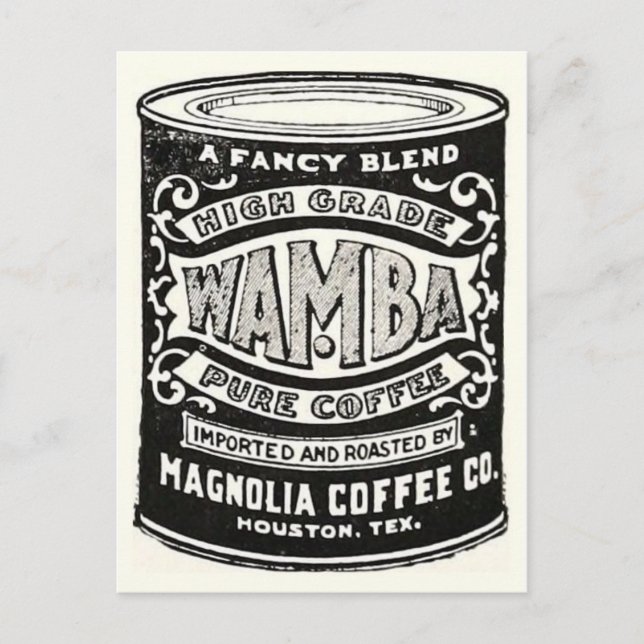 Vintage grafische Postkarte (Vorderseite)