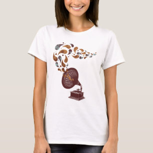 Vintage-Grammophon-Shirt T-Shirt
