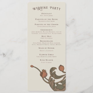 Vintage Granatfächer Programm