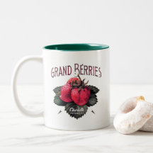 Vintage Grand Berries Erdbeeren Fügen Sie Ihren Na