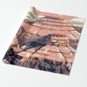 Vintage Grand Canyon National Park WPA Poster Art Geschenkpapier