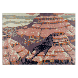Vintage Grand Canyon National Park WPA Poster Art Schneidebrett