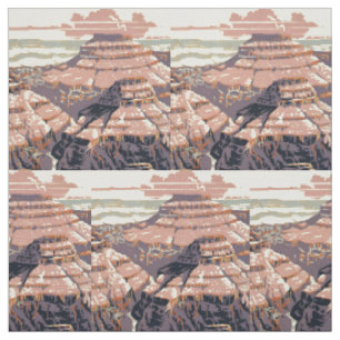 Vintage Grand Canyon National Park WPA Poster Art Stoff