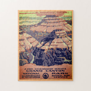 Vintage Grand Canyon Nationalpark Puzzle