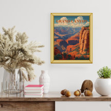 Vintage Grand Canyon Reise Cool Retro