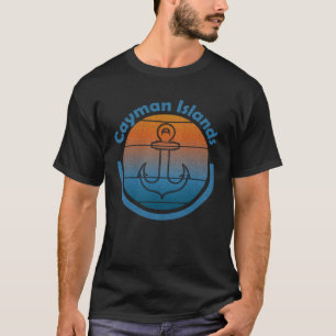Vintage Grand Cayman Segler Anker  Segeln Cayman T-Shirt