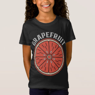Vintage Grapefruits Slice Citrus Frucht Vegan Grap T-Shirt