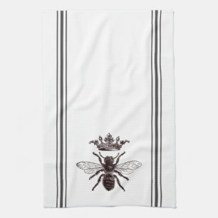 Vintage Graphic Queen Bee Geschirrtuch