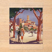 Vintage Grasse Sommer Kunst