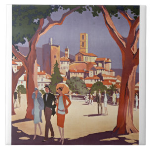 Vintage Grasse Sommer Kunst Fliese