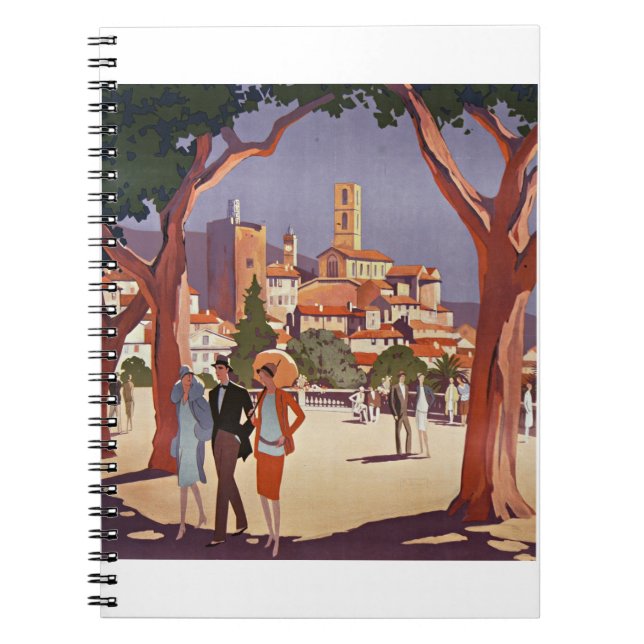 Vintage Grasse Sommerkunst Notizblock (Vorderseite)