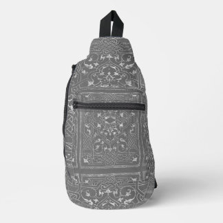 Vintage-Graue Schulterschlinge Crossbody Bag