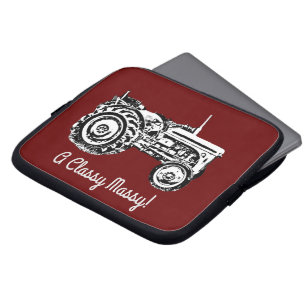 Vintage-Grauer Massey-Fergison-Traktor Laptopschutzhülle