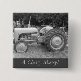 Vintage Grauschnecke Button