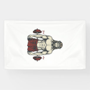 Vintage gravierte Glaubensstärke Grafikdesign_1 Banner