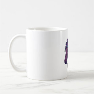 Vintage graviertes bunte Pferdekopf-Kunst-Shirt_1 Kaffeetasse