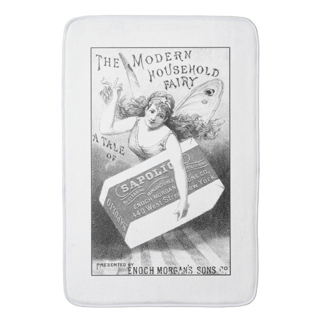 Vintage Gravitation und Typografie Badematte (Vorderseite Vertikal)