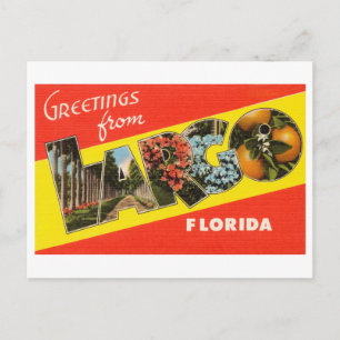 Vintage Greetings from Largo, Florida Postkarte
