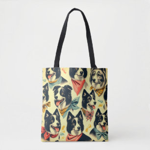 Vintage Grenze Collie Seamless