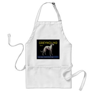 Vintage Greyhound-Zitronenetikett circa 1920 Schürze