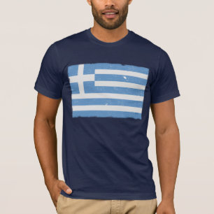 Vintage Griechenland-Flagge T-Shirt