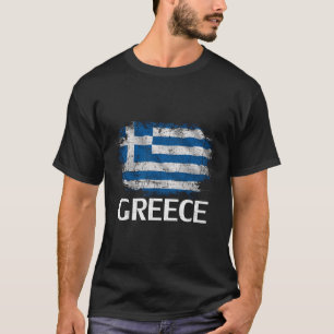 Vintage griechische Flagge für Griechenland T-Shirt