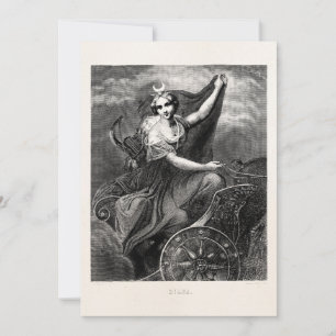 Vintage griechische Göttin Diana Artemis römische