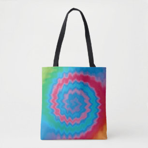 Vintage groovy funky Retro-Tie-Dye-Swirbelmuster