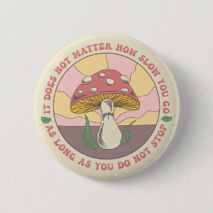 Vintage Groovy Motivationspilz Button
