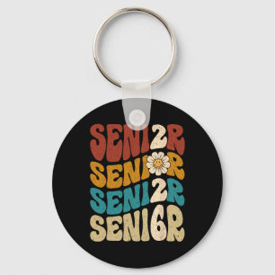 Vintage Groovy Senior 2026 Abitur 2026 Abschluss G Schlüsselanhänger