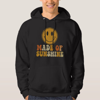 Vintage Groovy Spirit: "Made of Sunshine" Retro Sm Hoodie